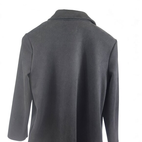 EUC Zara Classic Black Trench Coat - Picture 5 of 6